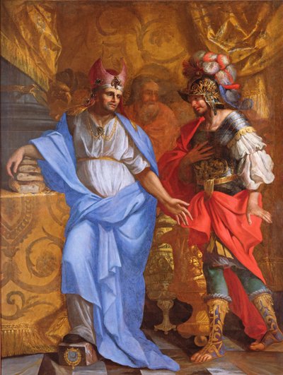 Rencontre entre Abraham et Melchisédek - French School